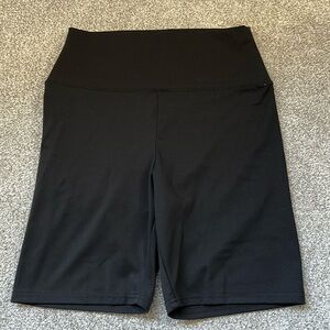Black GARAGE size M biker shorts.